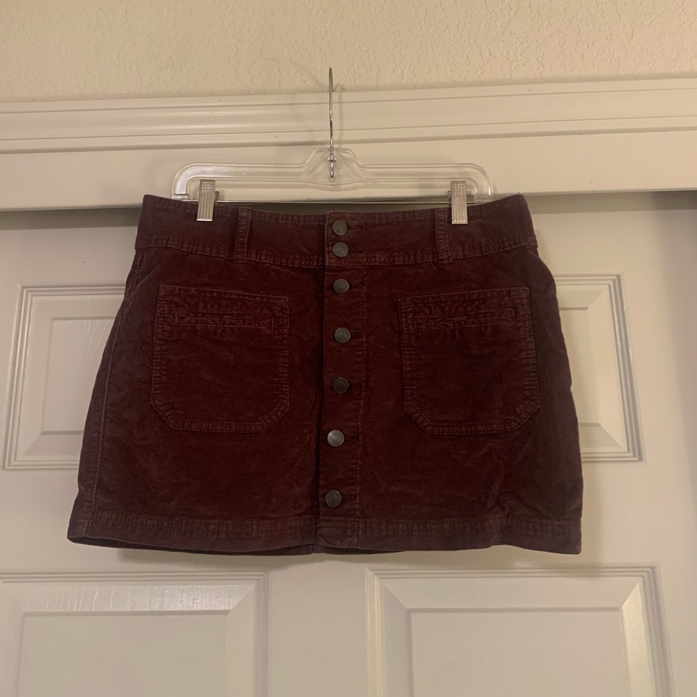 Free People y2k Corduroy Mini Skirt
